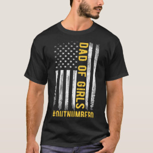 Vatertag Tochter Weihnachten Vater von Girls Outnu T-Shirt