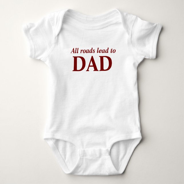 Vatertag Tribut an Papa Baby Strampler (Vorderseite)