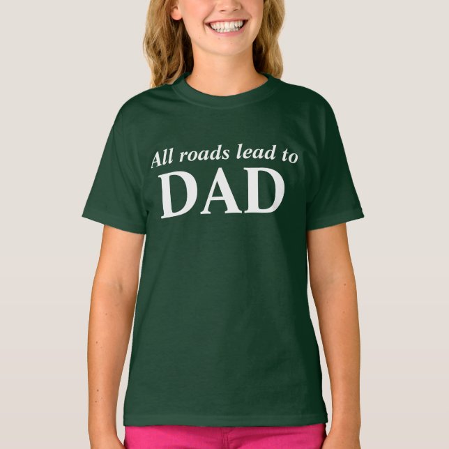 Vatertag Tribut an Papa T-Shirt (Vorderseite)
