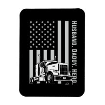 Vatertag | Trucker Vater Amerikanische Flagge
