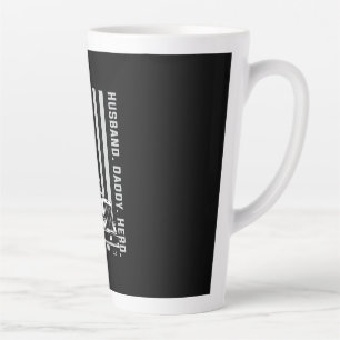 Vatertag Trucker Vater Amerikanische Flagge Milchtasse