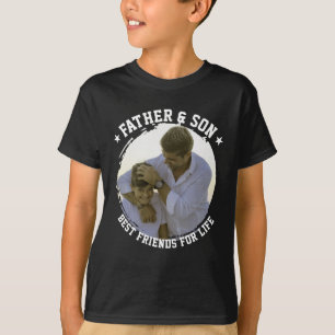 Vatertag und Son Custom Foto Beste Freundinnen Vat T-Shirt