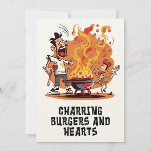 Vatertag Vater Barbecue Funny Meme Einladung