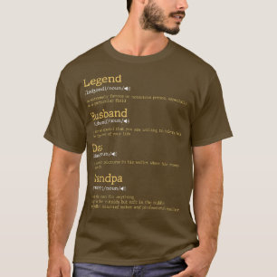 Vatertag - Vater Definition - Legend Husband Vater T-Shirt