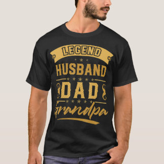 Vatertag Vater der Legend Legend Husband Vater G T-Shirt