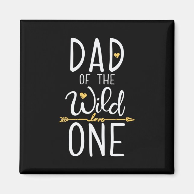 Vatertag Vater der wilden Liebe Eins Magnet (Vorne)