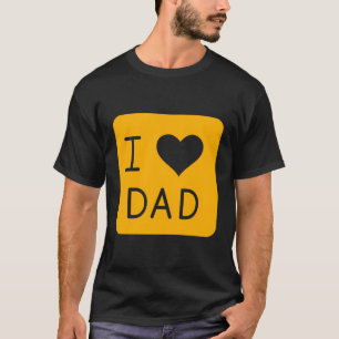 Vatertag Vater Familie Vatertag Geschenk Tochter T-Shirt