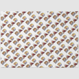 Vatertag Vater Foto Collage Custom Muster Seidenpapier