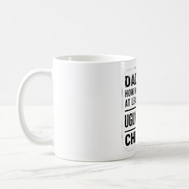 Vatertag Vater Geschenke von Daughter Son Ehefrau  Kaffeetasse (Links)