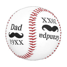Vatertag Vater Grandpa Baby Geburt Ankündigung Baseball