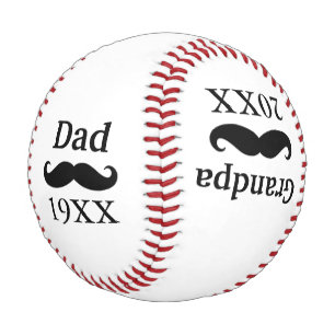 Vatertag Vater Grandpa Baby Geburt Ankündigung Baseball