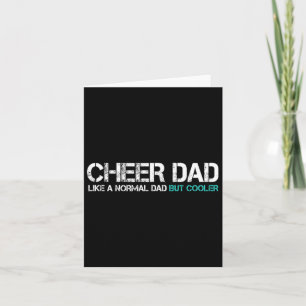 Vatertag Vater Husband Cheerleader Vater Mens Karte