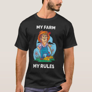 Vatertag Vater Kostüm Extravagante Kleidung Farm B T-Shirt