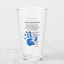 Vatertag Vater POEM halten meine Hand Daddy FOTO G Glas