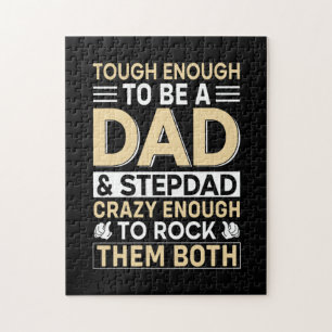 Vatertag Vater und Step Vater ich Rock sie Puzzle
