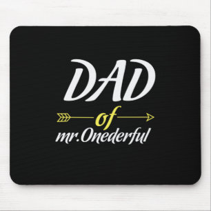 Vatertag Vater von Mr. Onederful Mousepad