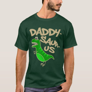 Vatertag Vati-Saurus der lustige Dinosaurier T-Rex T-Shirt