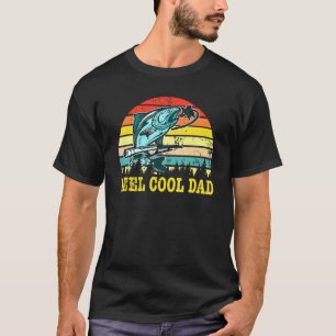 Vatertag Vintag Retro-Rollen Coolen Vater Fang Hun T-Shirt