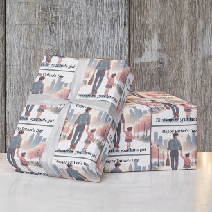 Vatertag von eigenem Text Geschenkpapier