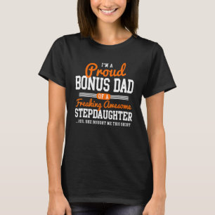 Vatertag von Step-Tochter für Bonus-Vater T-Shirt