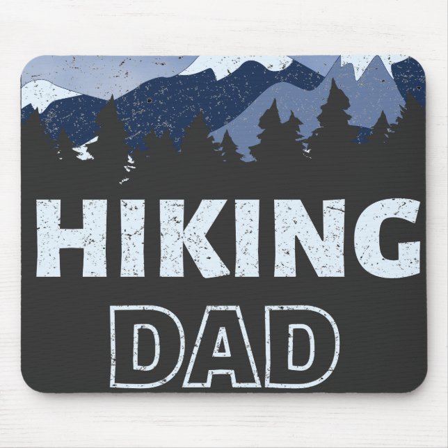 Vatertag Wandern Vater Mousepad (Vorne)