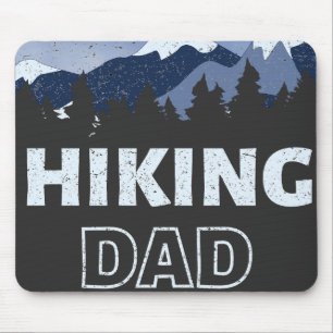 Vatertag-Wandernder Vater Mousepad