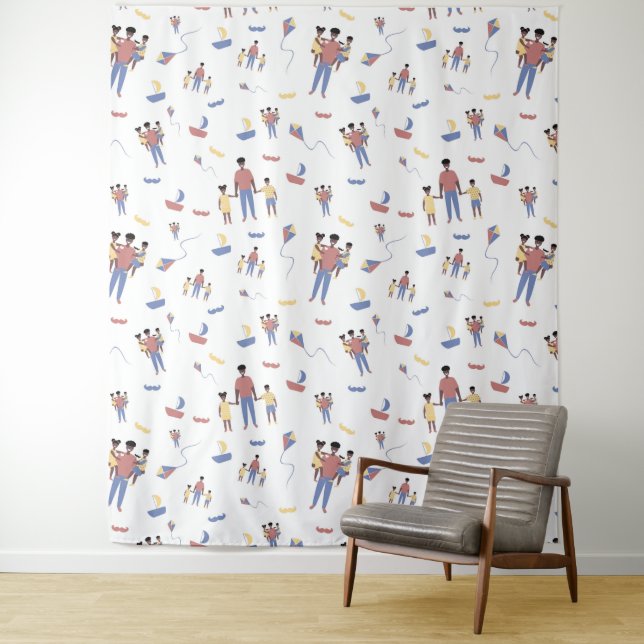 Vatertag Wandteppich (Beispiel)