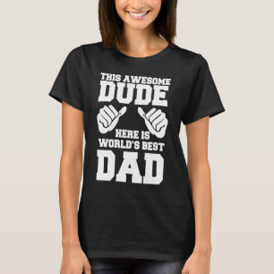 Vatertag Welten Bestes Cool Papa 1 T-Shirt