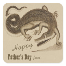 Vatertag Wild tanzend fröhliches Krokodil CC1121