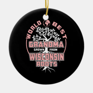 Vatertag World Best Oma Keramik Ornament