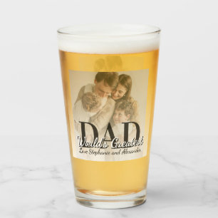 Vatertag World's Greatest Dad mit Foto Glas