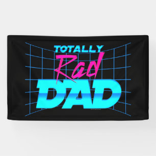 Vatertags-80er Geschenk total krasser Banner