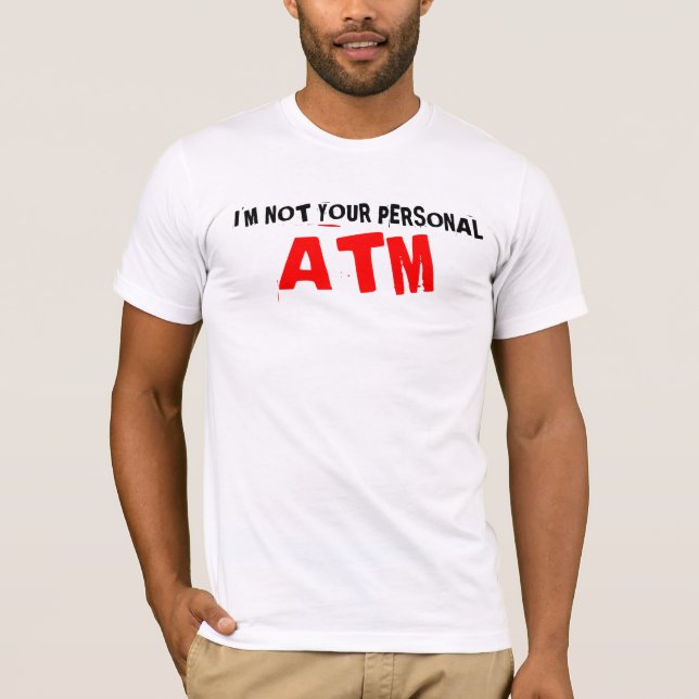 VATERTAGS-ATM-T-SHIRT T-Shirt (Vorderseite)