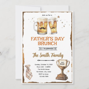 Vatertags-Brunch-Party-Einladung Einladung