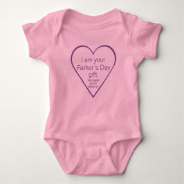 Vatertags-Geschenk-Shirt Baby Strampler