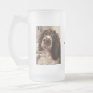 Vatertags-Geschenkglaskrug Mattglas Bierglas