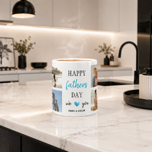 Vatertags-Kaffeetasse Personalisierte Fotos Kaffeetasse