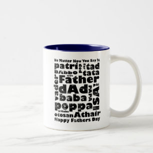 Vatertags-Tasse Zweifarbige Tasse