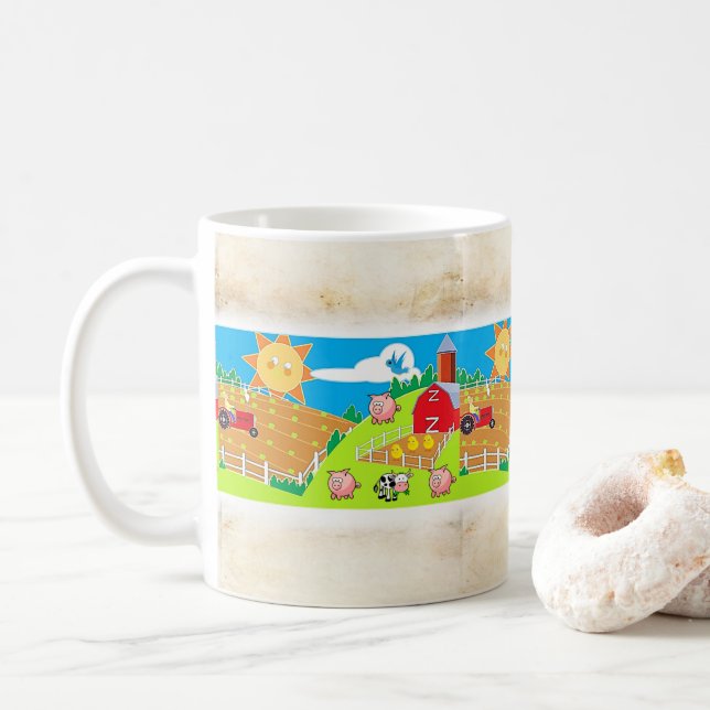 Vatertags-Tassen Kaffeetasse (Mit Donut)