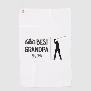 Vatertagsgeschenk Bester Opa nach Par Golfhandtuch
