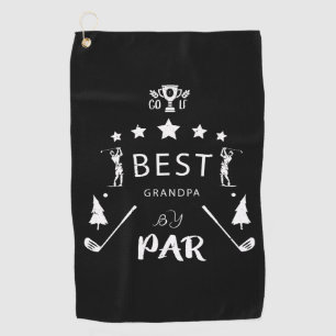 Vatertagsgeschenk   Bester Opa nach Par Golfhandtuch