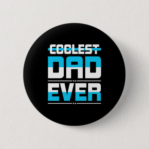 Vatertagsgeschenk Coolster Vater je Button