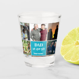 Vatertagsgeschenk für Papa | Benutzerdefiniertes F Schnapsglas