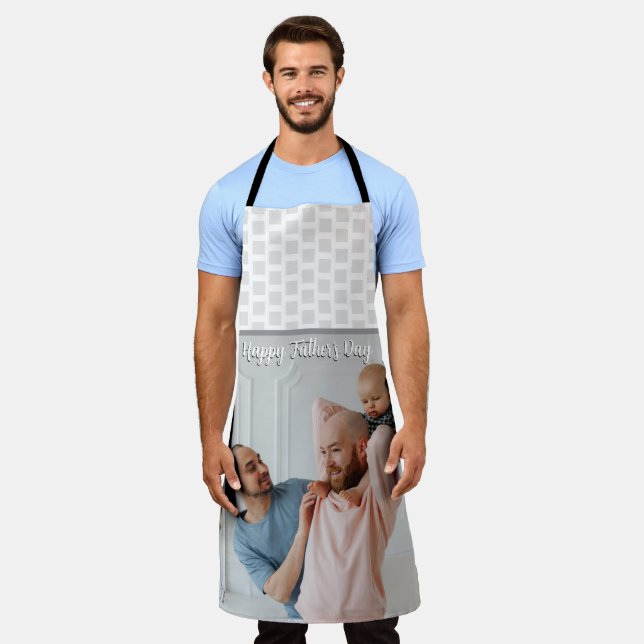Vatertagsgeschenk für Papa | Benutzerdefiniertes F Schürze (Getragen)