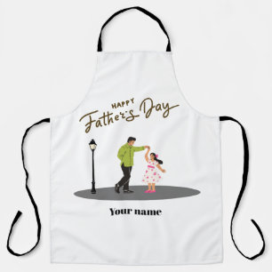Vatertagsgeschenk für Papa Benutzerfoto & Name Schürze