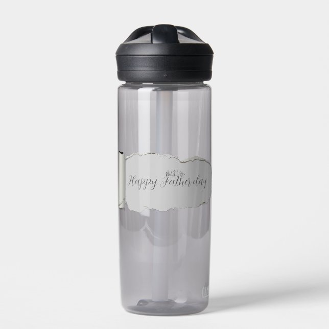 Vatertagsgeschenk für Papa Trinkflasche (Vorderseite)