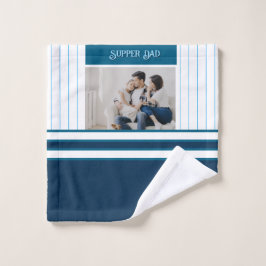Vatertagsgeschenk für Super-Papa Waschlappen