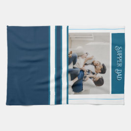 Vatertagsgeschenk für Supper Dad Geschirrtuch