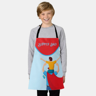 Vatertagsgeschenk für Supper Dad Schürze