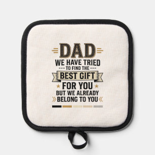 Vatertagsgeschenk gehört Ihnen Vintage Vector Shir Topflappen